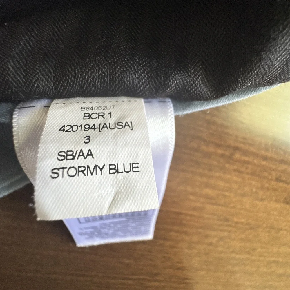Banana Republic Aiden Chino Shorts Stormy Blue Mens 38 9.5